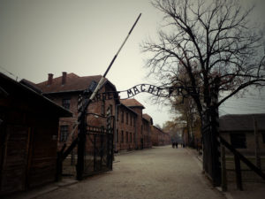 Entrée du camp I, Auschwitz-Birkenau, Pologne