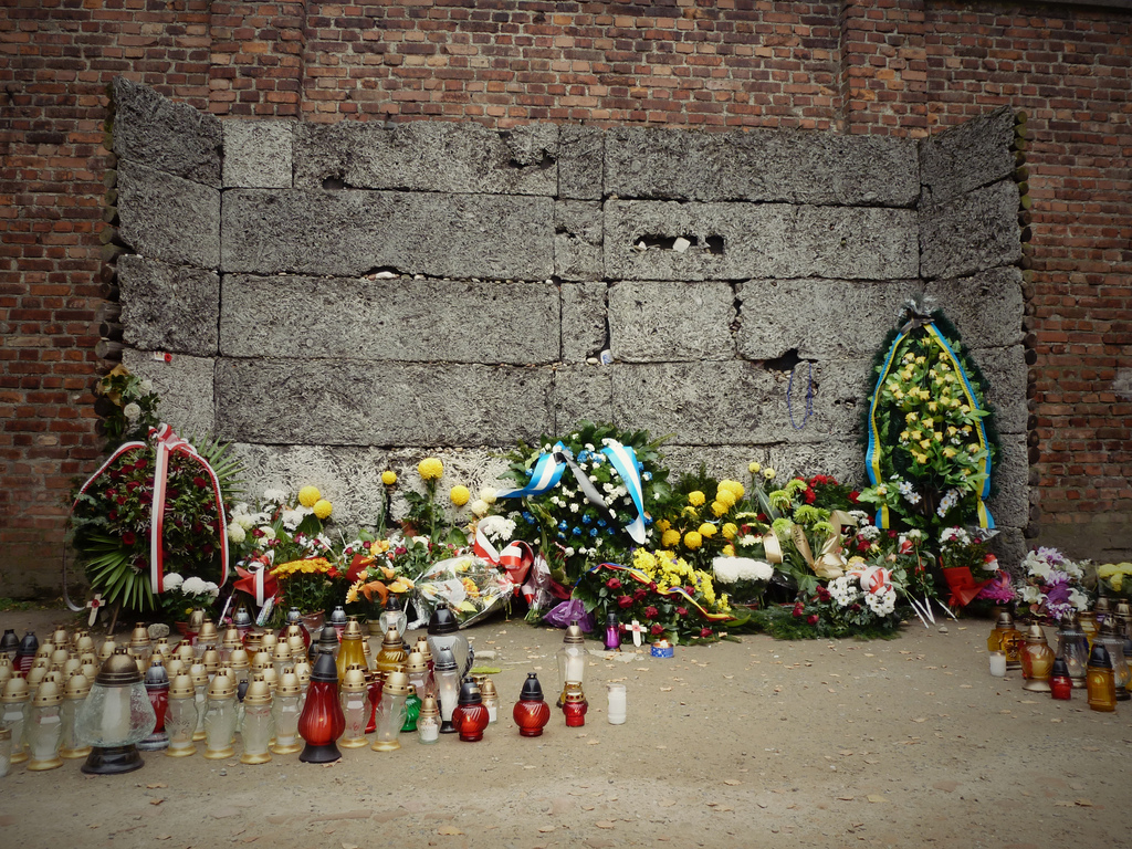 Mur des fusillés, Auschwitz-Birkenau, Pologne