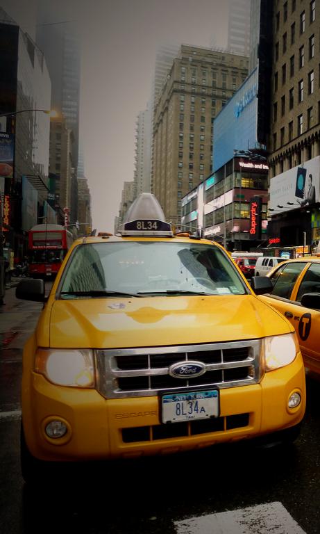 Taxi jaune new york