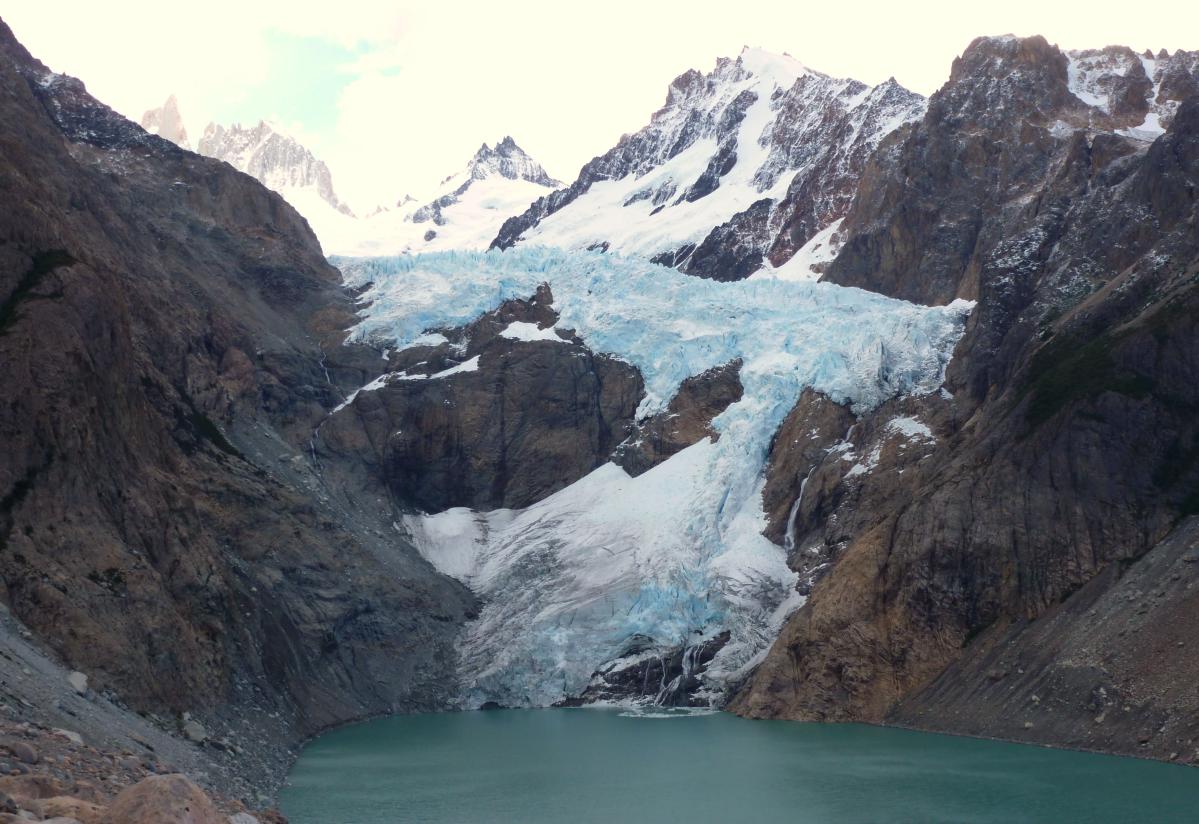 Le glacier tout bleu que je découvre enfin...