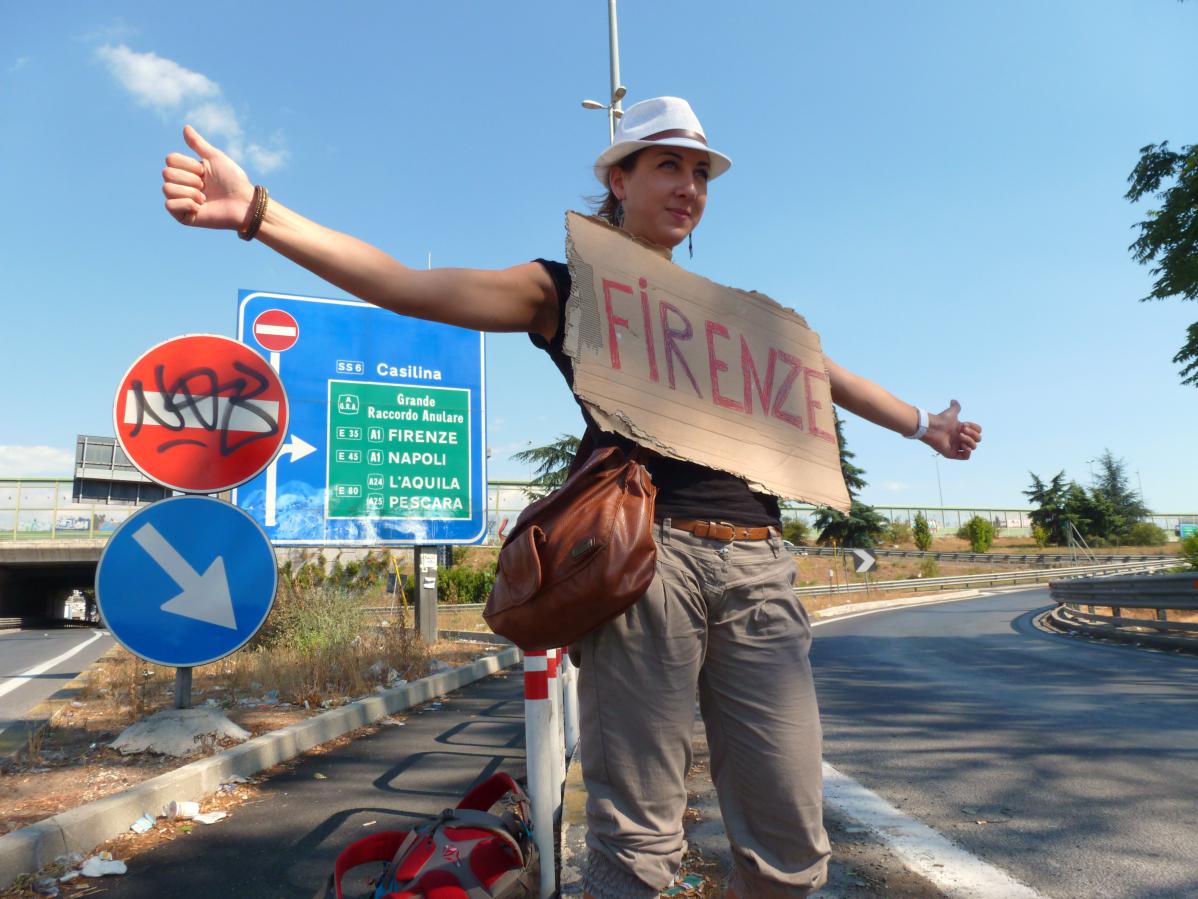 faire de l'auto-stop en Italie