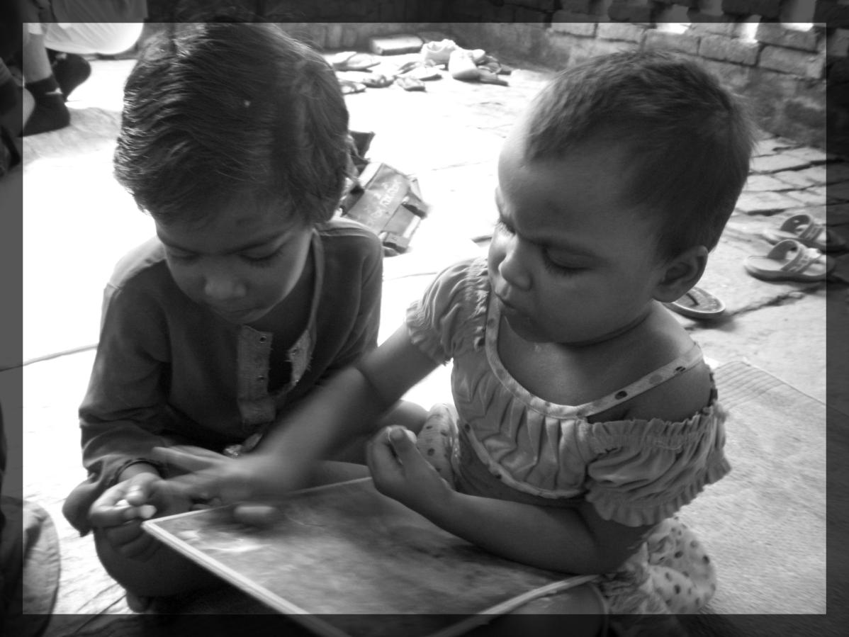 Enfants de l'association ASMITA, Varanasi, Inde