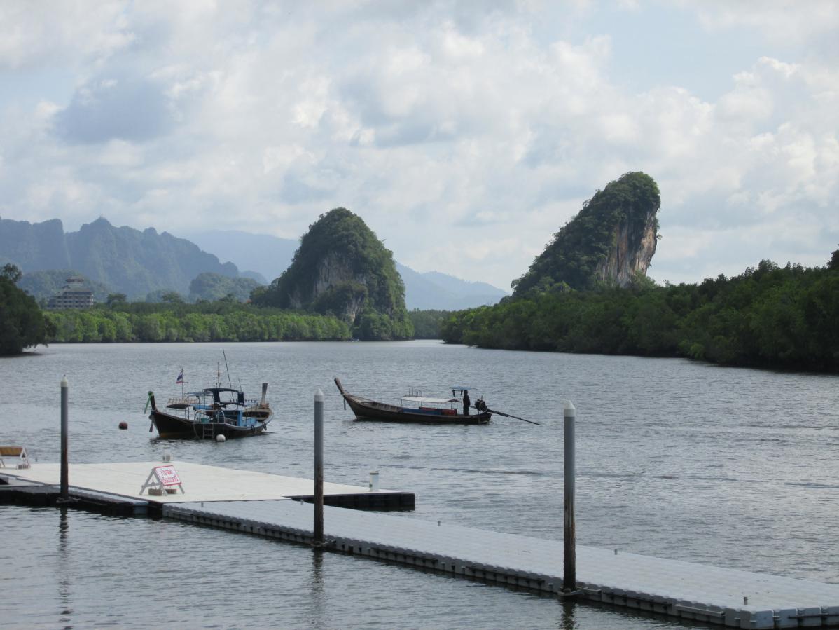 Promenade dans Krabi, en Thaïlande