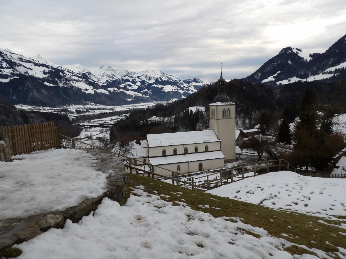 Visiter la Suisse : l'église Saint Théodule de Gruyères