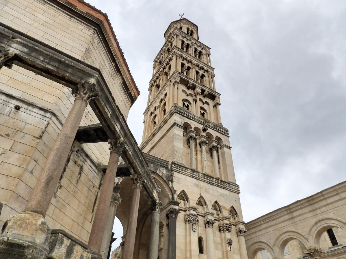 Le palais de Dioclétien, dans la vieille ville de Split