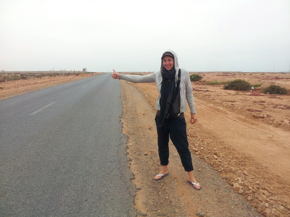 autostop au maroc dans le sahara