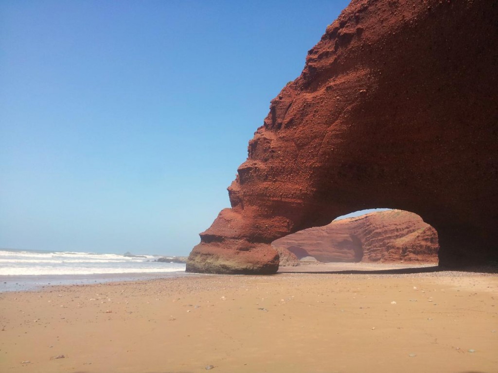 plage de leghzira au sud du maroc