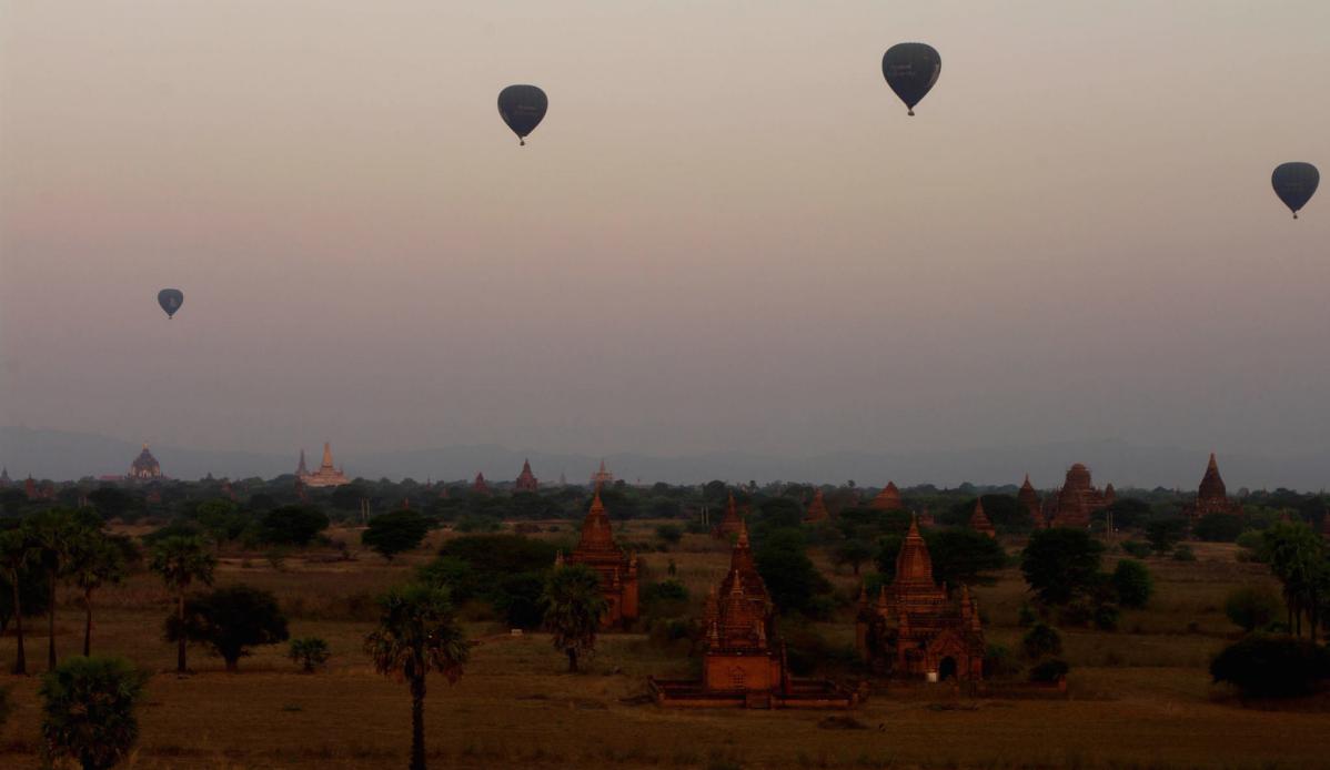 bagan montgolfière