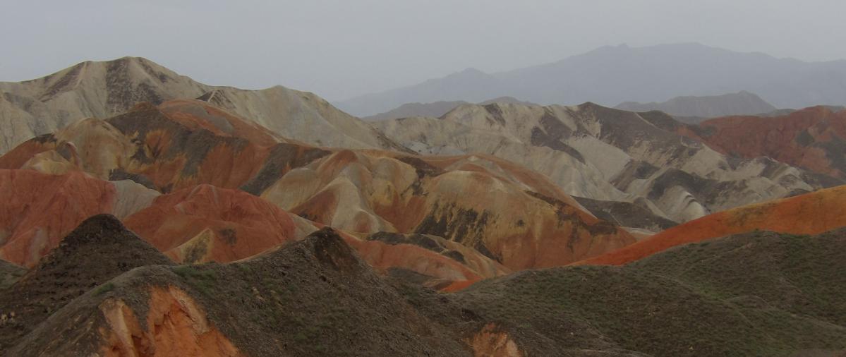 Les montagnes arc-en-ciel de Zhangye Danxia, en Chine