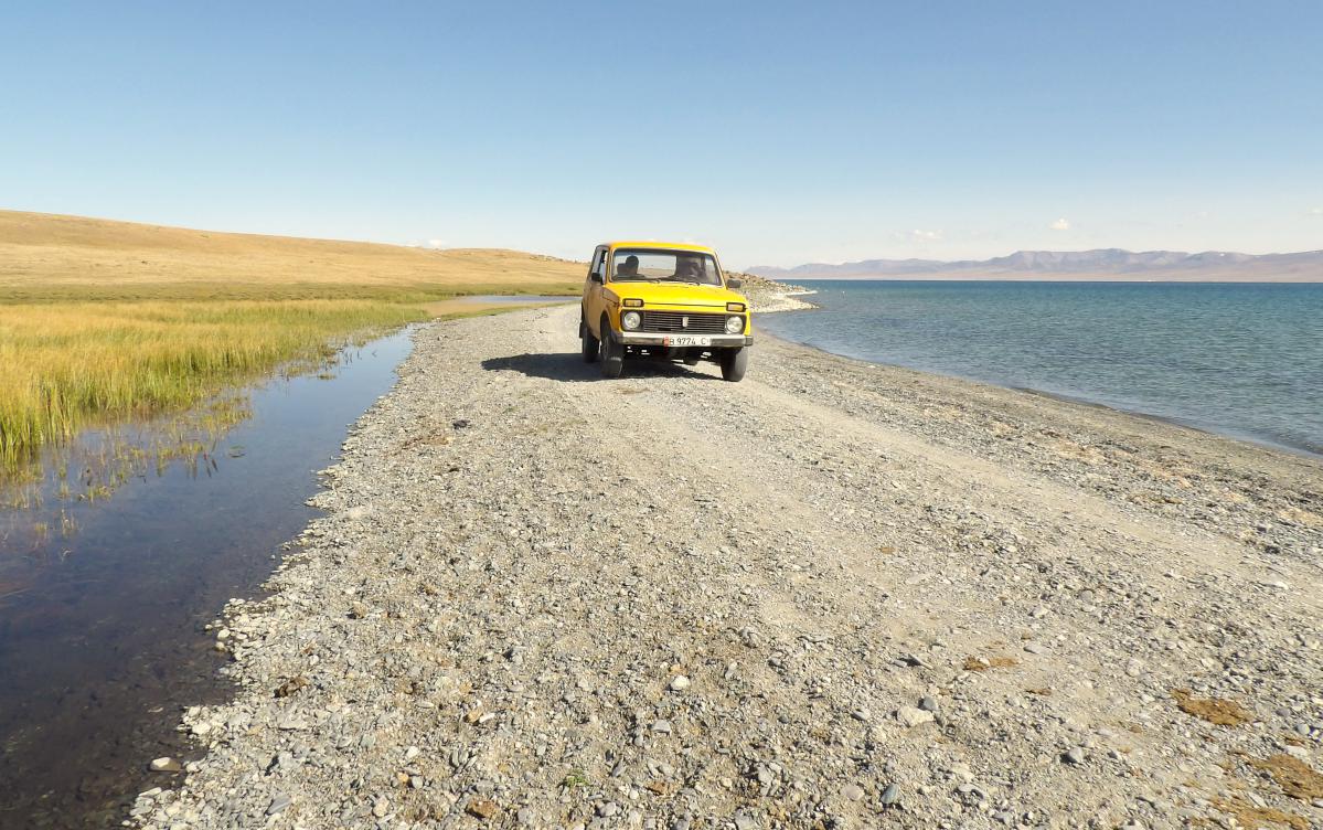 Lac Song Kul au Kirghizistan 