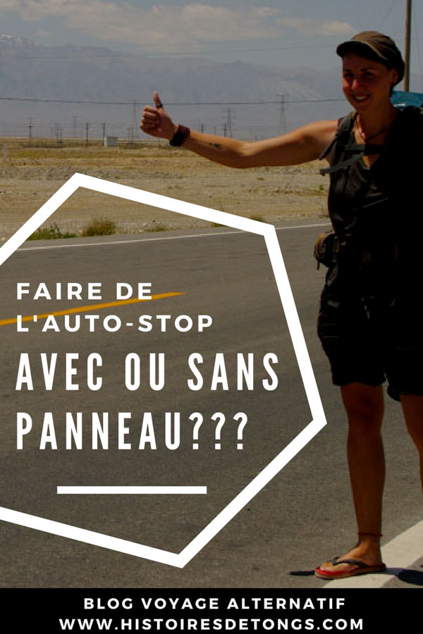 pancarte auto stop