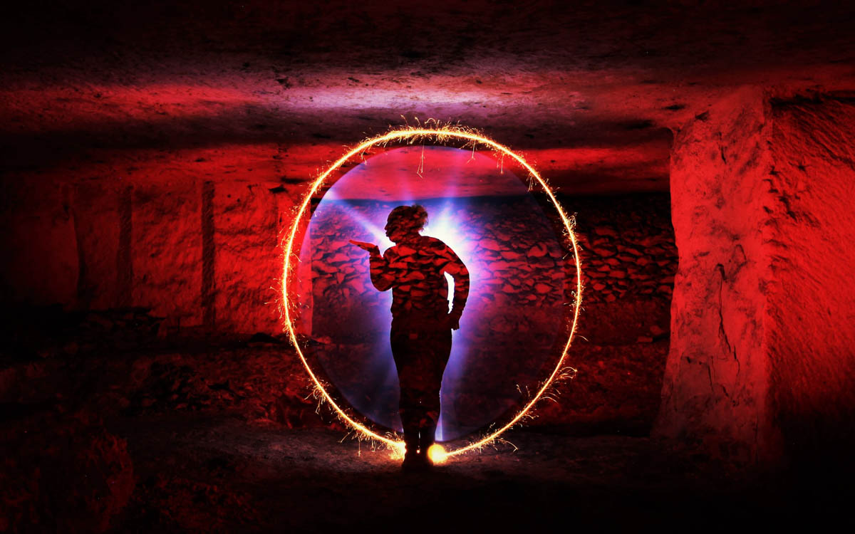 photo de light painting