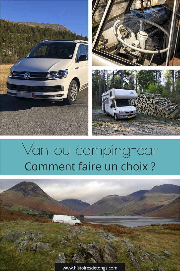 Comment choisir entre un van aménagé, un fourgon et un camping-car ? Découvrez tout ce qu'il faut savoir avant de passer à l'achat... | Histoires de tongs, le blog aventure en solo et au féminin