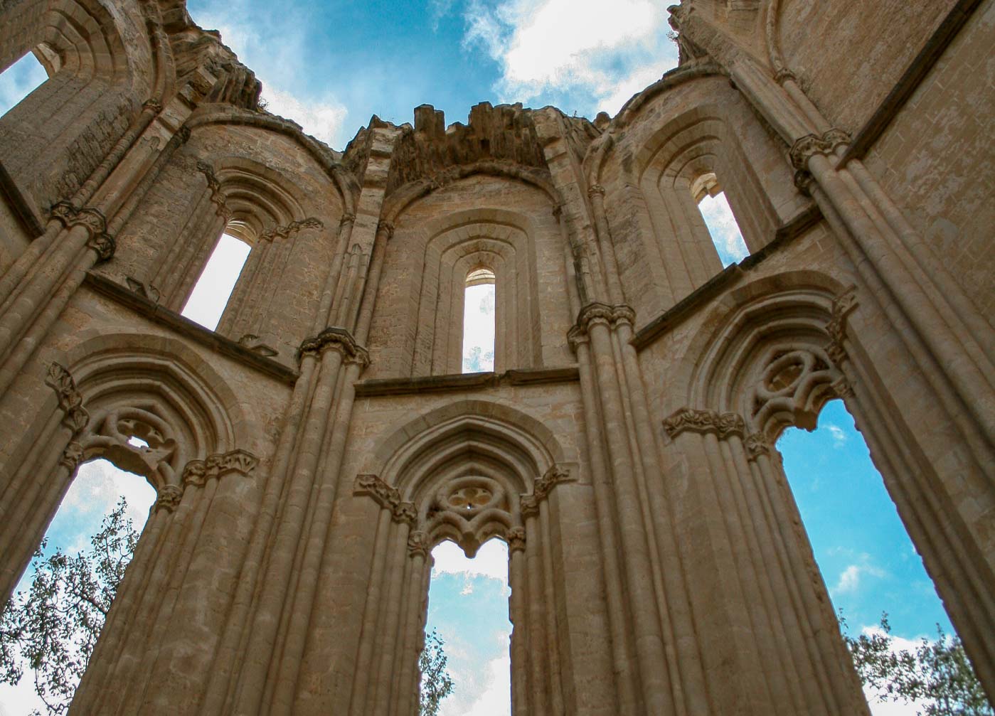 abbaye en ruines camino frances san anton