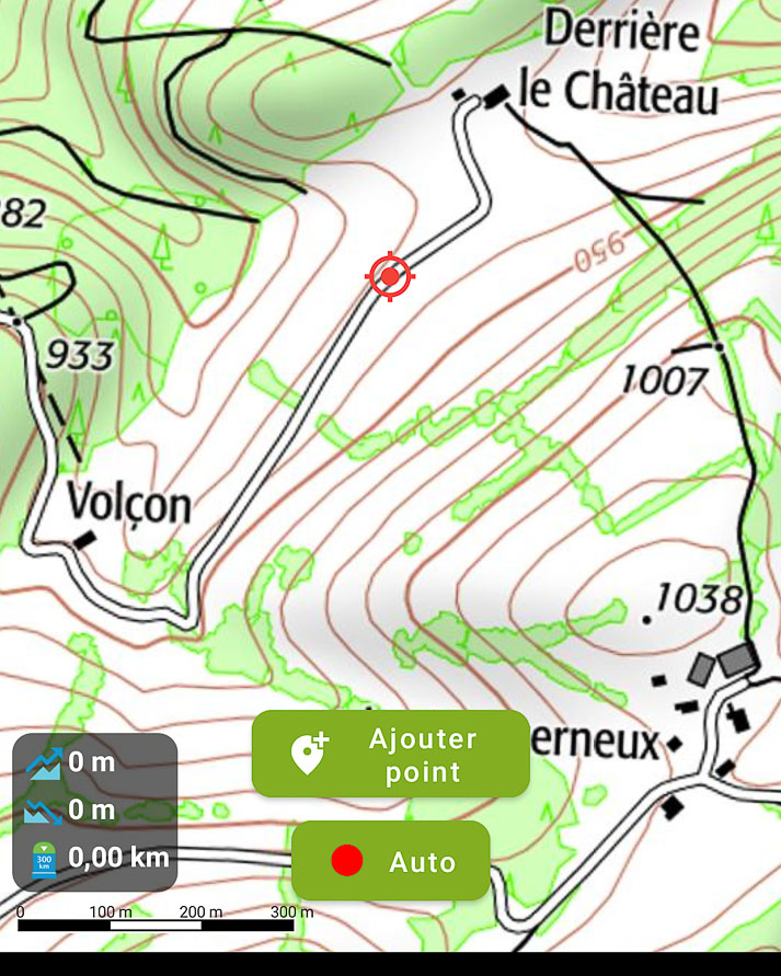 créer trace visorando