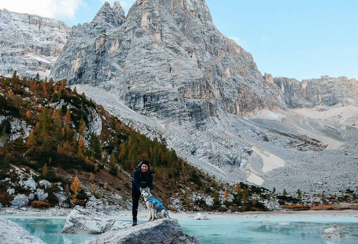 Lago di sorapis dolomites