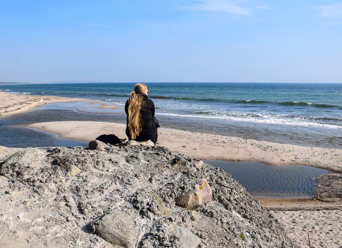 plage d'Ystad au Sud de la Suède