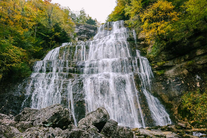 randonnée cascades hérisson
