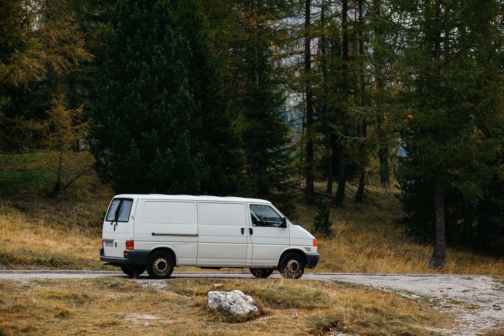 road trip dolomites van aménagé