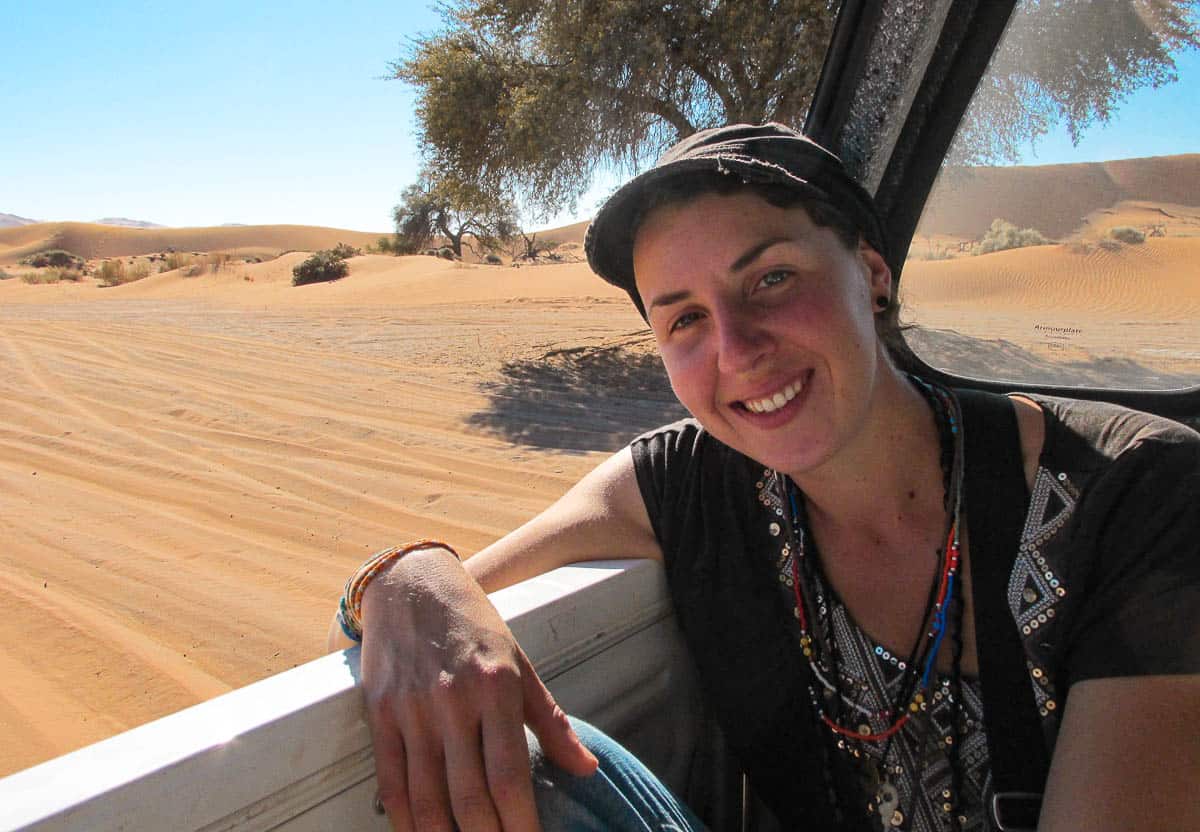 récit de voyage en Namibie, auto-stop dans le désert du Namib