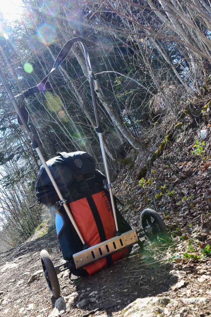 Mon avis sur le Model XTrek, un chariot de randonnée innovant
